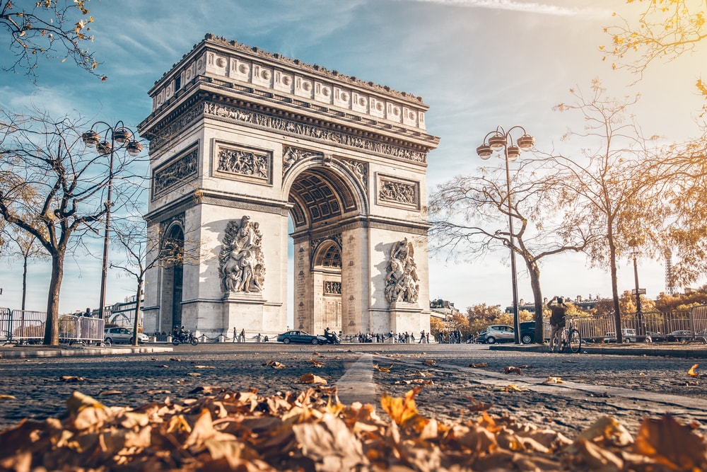 Fall in Paris, France