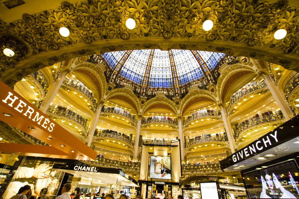 Holiday Shopping in Paris, France