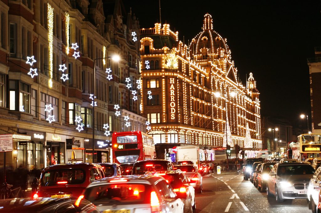 Holiday Shopping in London, UK